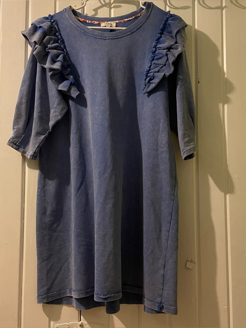UMGEE distressed mineral washed sweatshirt dress-medium NWOT